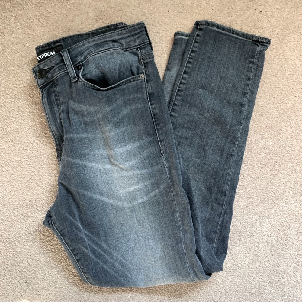 Express Athletic Slim Hyper Stretch 33x32 Jeans